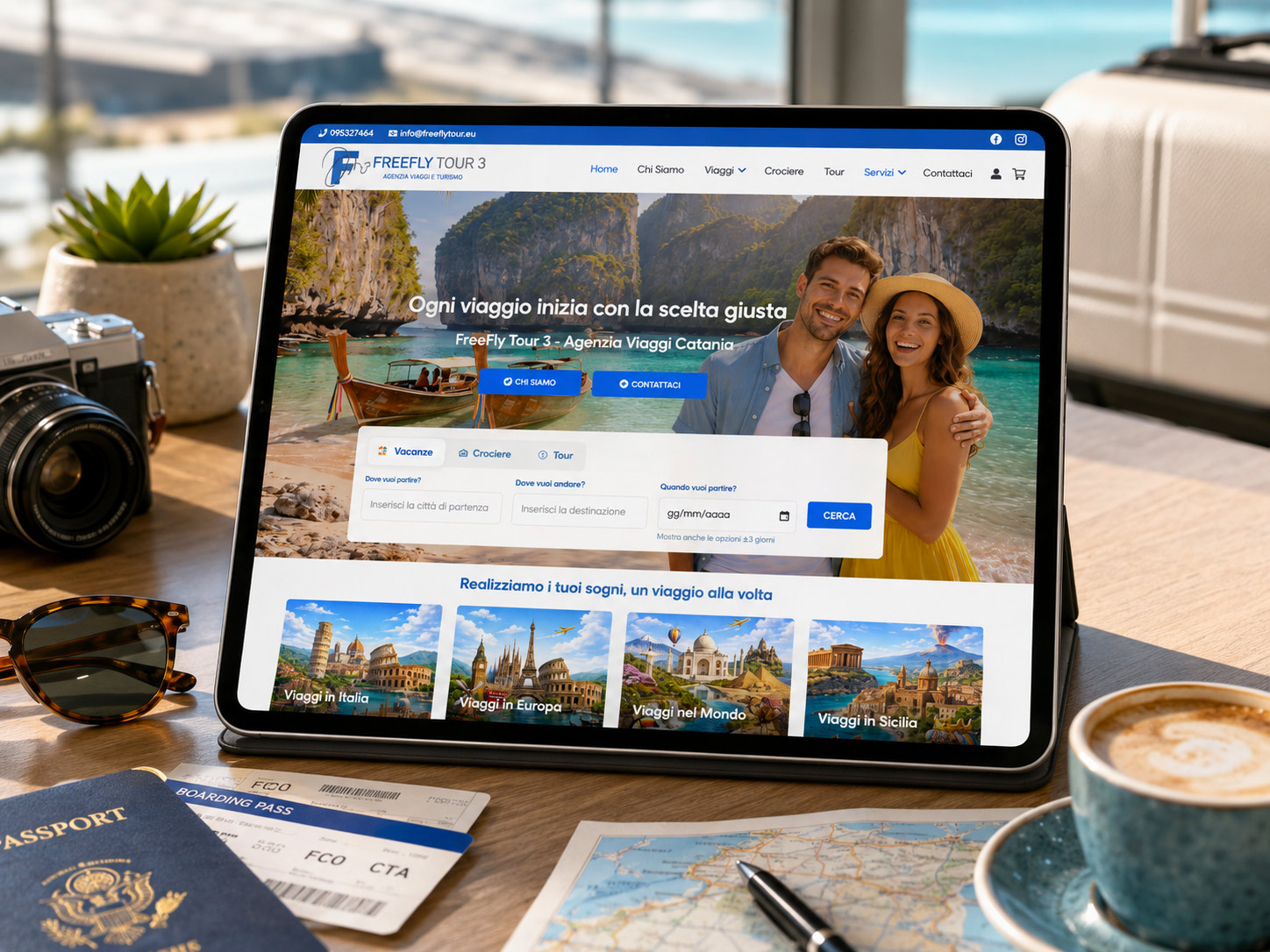 Free Fly Tour — Agenzia viaggi booking online